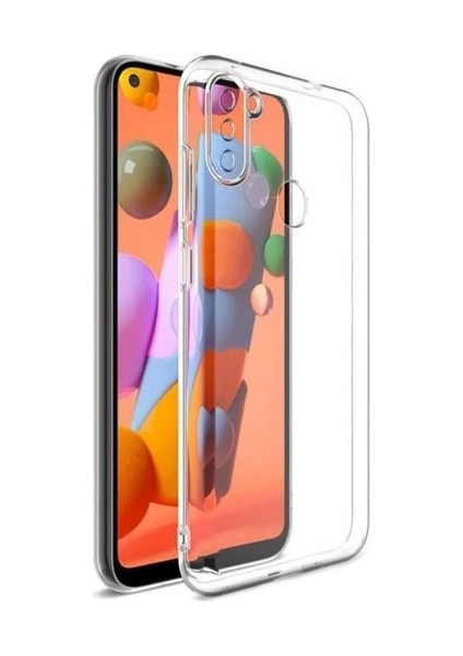 Samsung Galaxy A11 Kılıf Kamera Korumalı Süper Silikon