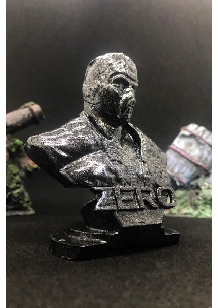 Mortal Kombat Sub-Zero Büst 10CM - Silver Efekt