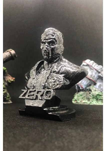 Mortal Kombat Sub-Zero Büst 10CM - Silver Efekt