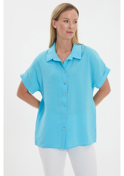 Gömlek Yaka Kısa Kol Bluz fiyatları