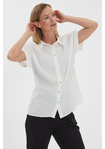 Gömlek Yaka Kısa Kol Bluz indirimleri