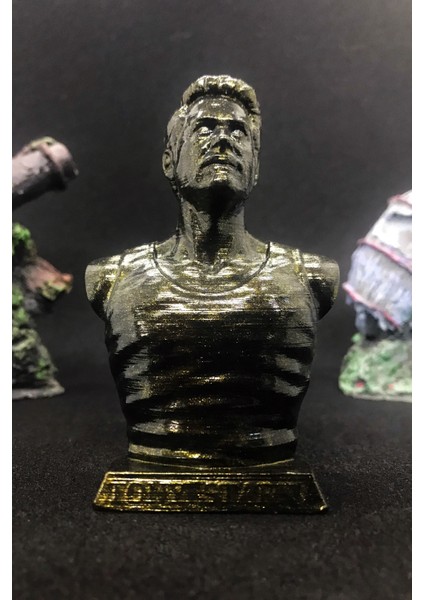 Iron Man Tony Stark Büst 10CM - Gold Efekt