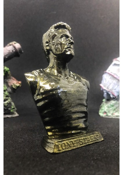 Iron Man Tony Stark Büst 10CM - Gold Efekt