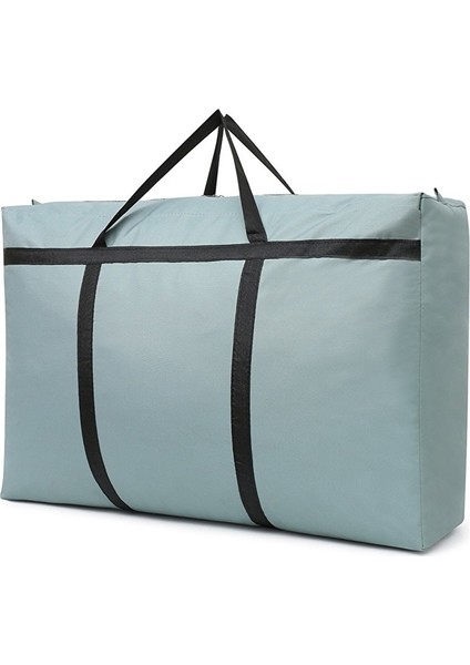 Gri Tarzı 150L 90X58X28CM Giysi Yorgan Saklama Çantası Büyük Kapasiteli Kalınlaşmış Oxford Sağlam Kanvas Dokuma Çantalar Ev Yatak Odası Malzemeleri Aksesuar (Yurt Dışından)