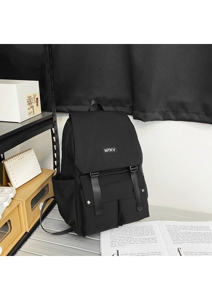 Büyük Kapasiteli Su Geçirmez Sırt Çantası Çevirme Seyahat Sırt Çantası Rahat Moda Basit Banliyö Çok Yönlü Okul Çantası (Yurt Dışından)