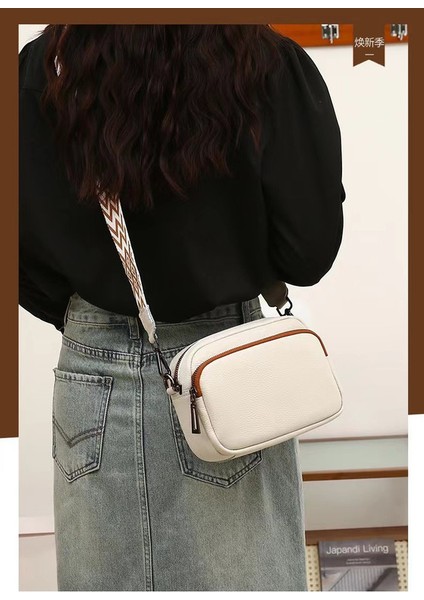 Gerçek Deri Yeni Mükemmel Kısa Vücudun Küçük Çantası, Stil Renk Çantası, Minimalist Tasarım, Tek Omuz Kısa Vücudun Çantası (Yurt Dışından)