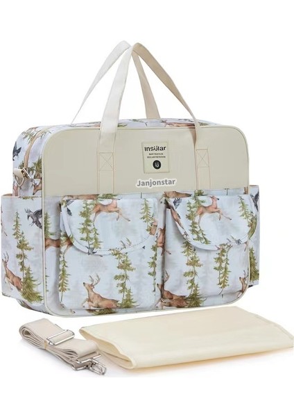 Yeni Yüksek Kapasitet Annem Çantası Çok Çalışan Anne ve Bebek Çantası (Yurt Dışından)