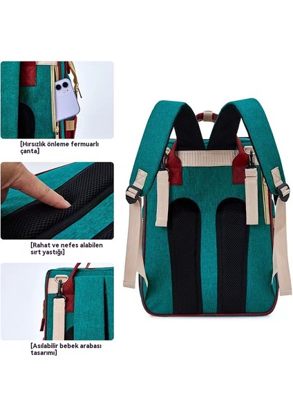 Yeni Yüksek Kapasitet Annem Çantası Çok Çalışan Anne ve Bebek Çantası (Yurt Dışından) modelleri