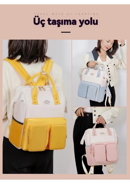 Yeni Yüksek Kapasitet Annem Çantası Çok Çalışan Anne ve Bebek Çantası (Yurt Dışından) indirimleri