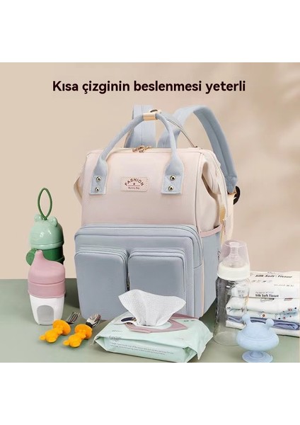 Yeni Yüksek Kapasitet Annem Çantası Çok Çalışan Anne ve Bebek Çantası (Yurt Dışından)