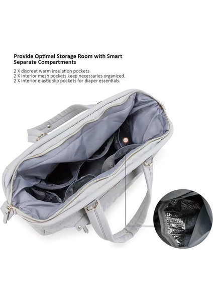 Yeni Yüksek Kapasitet Annem Çantası Çok Çalışan Anne ve Bebek Çantası (Yurt Dışından) fırsatları