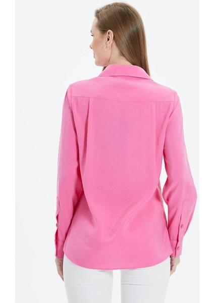 Kapak Cep Gizli Pat Uzun Kol Bluz fırsatları