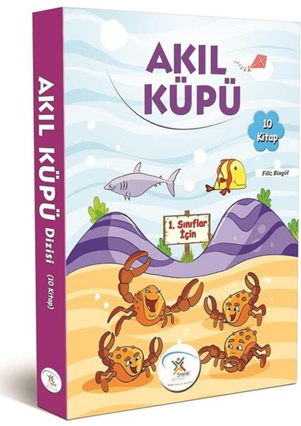 1.Sınıf Akıl Küpü Dizisi Hikaye Seti (10 Kitap) İlkokul