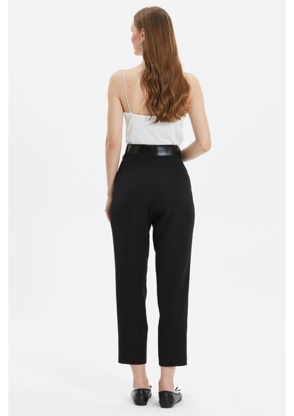 Yüksek Bel Beli Kemerli Pantolon fırsatları