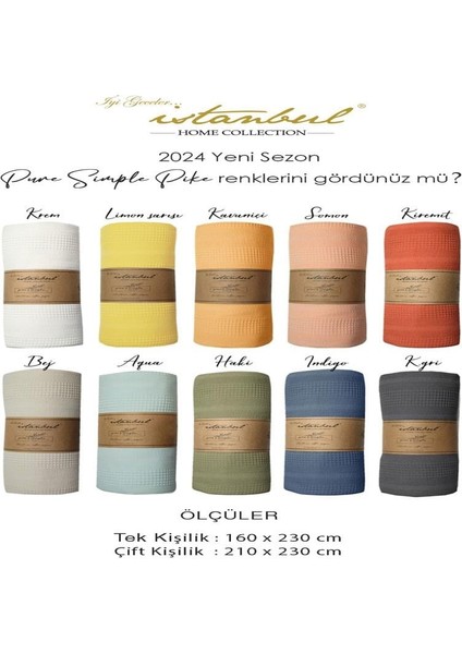 Pure Simple Tek Kişilik Pike - Somon