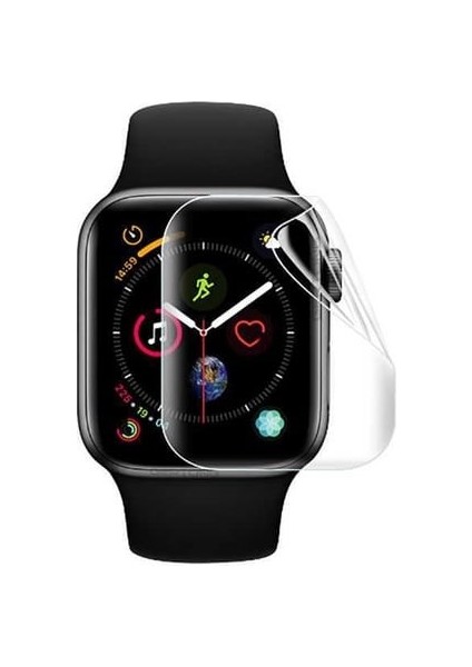 Apple Watch Series Se 40MM  Uyumlu 3 Adet Şeffaf Ultra Koruyucu Nano Jelatin