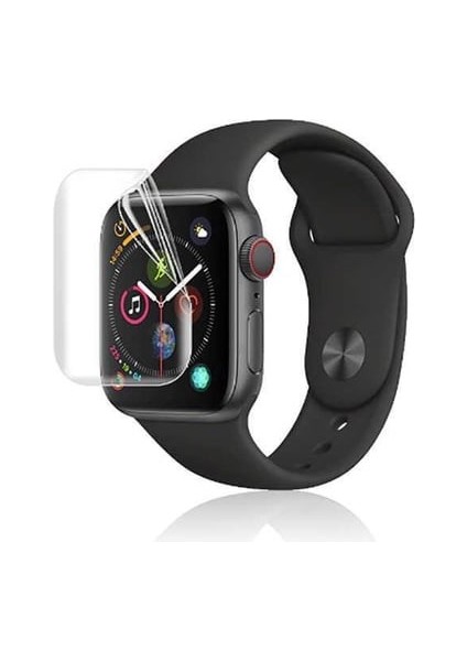 Apple Watch Series Se 40MM  Uyumlu 3 Adet Şeffaf Ultra Koruyucu Nano Jelatin