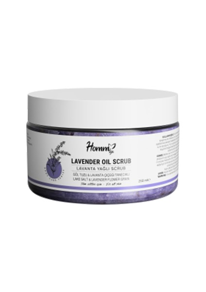 Homm Life Lavanta Yağlı Bitki Tanecikli Scrub 250 Ml