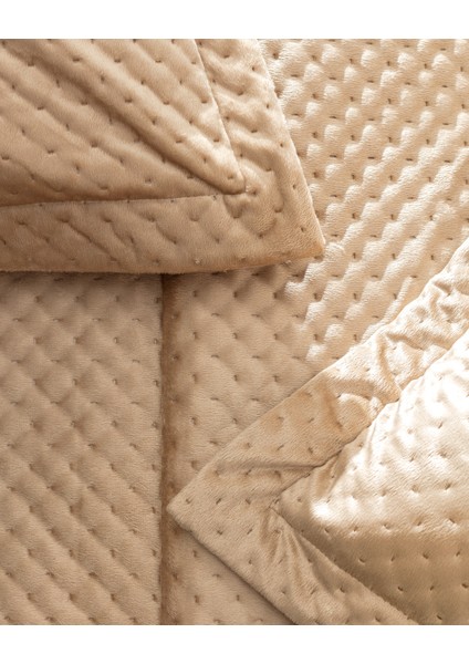 Boulogne Çift Kişilik Yatak Örtüsü - Toprak fırsatları