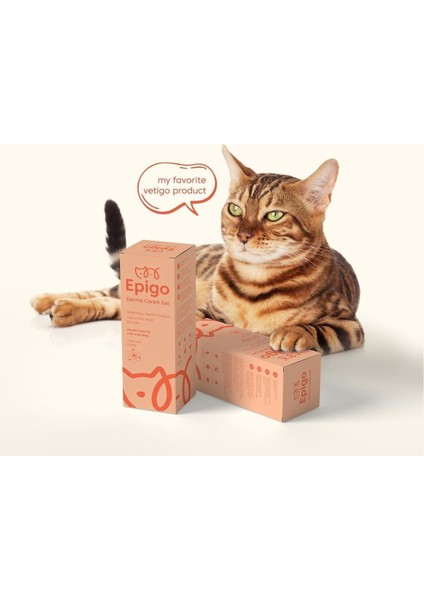 Epigo Derma Care Kedi ve Köpek Deri ve Yara Bakım Jeli 15 ml