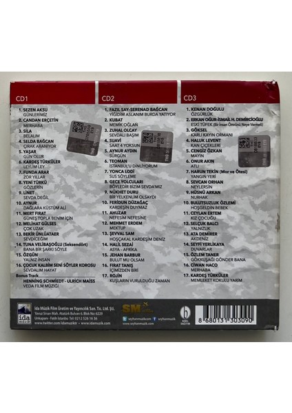 Zülfü Livaneli 50.yıl Bir Kuşaktan Bir Kuşağa 3 Cd'lik Kitapçıklı CD (Orjnal Dönem Baskı Cd) fiyatları