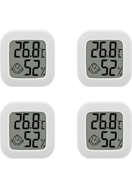 4 Adet Mini Dijital Termometre Higrometre Kapalı Oda Nem Ölçer Ölçer LCD Ekran Sıcaklık Sensörü Ölçer-Beyaz (Yurt Dışından) fırsatları