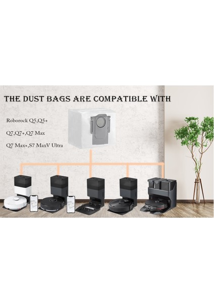 9 Adet Aksesuar Kiti Q5/q5+ Robotlu Süpürge Aksesuarları Toz Torbası Ev Temizlik Aracı (Yurt Dışından) modelleri