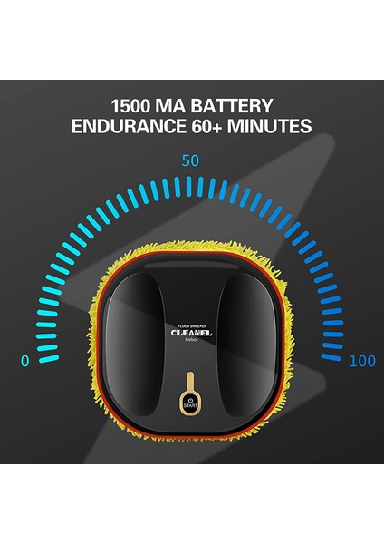 Akıllı Paspas Robotu, Otomatik Zemin Paspas Robotu Islak ve Kuru, Süpürme Robotu Akıllı Elektrikli Süpürge Temizleme Aracı Siyah (Yurt Dışından) modelleri