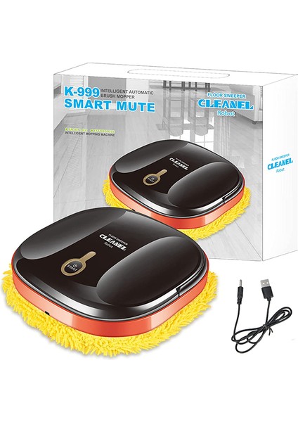 Akıllı Paspas Robotu, Otomatik Zemin Paspas Robotu Islak ve Kuru, Süpürme Robotu Akıllı Elektrikli Süpürge Temizleme Aracı Siyah (Yurt Dışından) indirimleri