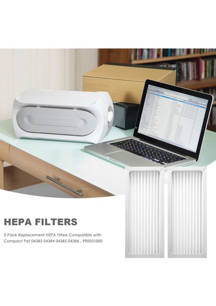 Trueair Compact Pet 04383 04384 04385 04386, 990051000 ile Uyumlu 2'li Paket Yedek Hepa Filtreler (Yurt Dışından) fırsatları