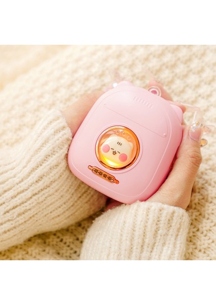 2 In 1 Mini Taşınabilir El Isıtıcı USB Şarj Edilebilir Sevimli El Isıtıcı Elektrikli Isıtıcı Açık Hava Için 3000 Mah Mor (Yurt Dışından)