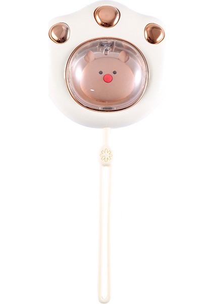 Mini Sevimli Pençe Şekilli El Isıtıcı USB Şarj Edilebilir Elektrikli Eller Isıtıcı Kış Açık Seyahat Yürüyüş Için Beyaz (Yurt Dışından)
