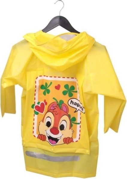 Hayvan Figürlü Kapüşonlu Çocuk Yağmurluk - Unisex Çocuk Yağmurluğu Rüzgarlık fırsatları