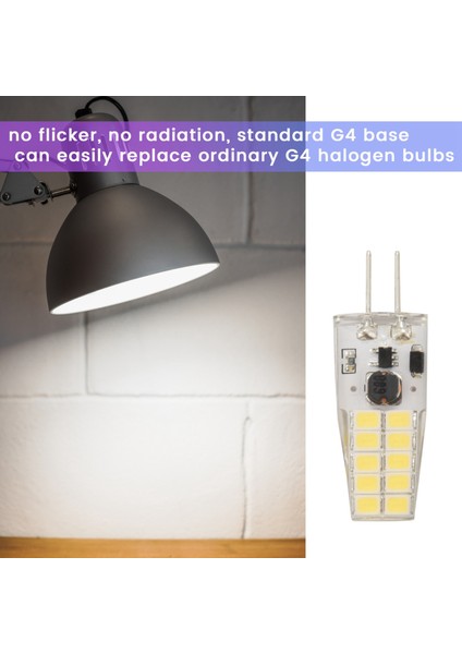 10PCS G4 LED Ampul AC/DC12V-24V 3W LED G4 Işık 20LED 360 Işın Açısı Işık 2835SMD 30W Halojen Lambayı Değiştirin, Soğuk Beyaz (Yurt Dışından) indirimleri