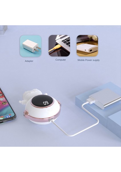 Astronot USB Cep Telefonu Şarj Edilebilir, Sıcak El Ikisi Bir Arada, Sevimli El Isıtıcı, Mini El Isıtıcı USB Siyah (Yurt Dışından) indirimleri