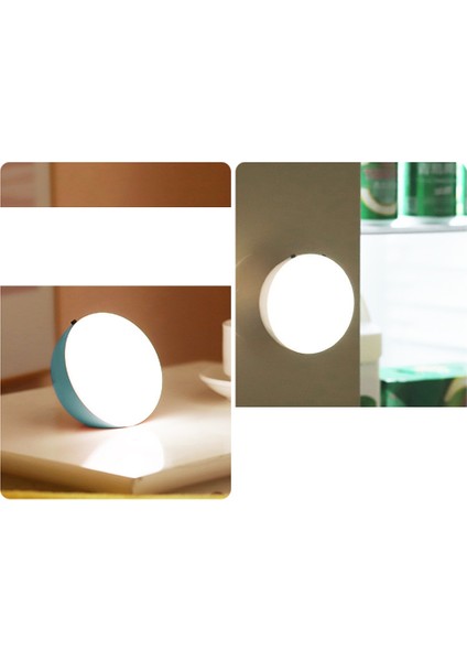 Hareket Sensörü 360° Dönebilen LED Kablosuz Işık Yatak Odası Lambası USB Şarj Edilebilir Enerji Tasarruflu Gövde Indüksiyon Lambası Beyaz (Yurt Dışından) modelleri