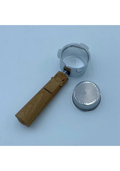 51MM Dipsiz Kahve Portafilter, Profesyonel Kahve Makinesi Makinesi B Için Filtre Sepeti ile Espresso Portafilter (Yurt Dışından)