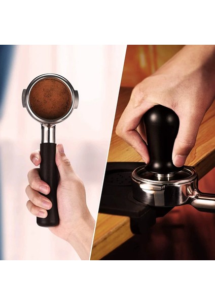 Kalibre Edilmiş Espresso Kahve Sabotajı Yaylı Elastik Kahve Sabotajı Paslanmaz Çelik Kahve Tozu Çekiç 53MM (Yurt Dışından)