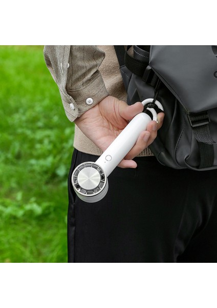 Taşınabilir El Fanı 2000 Mah Pil USB Şarj Edilebilir Yarı Iletken Soğutma Soğutma El Fanı Yaz-Pembe (Yurt Dışından) indirimleri