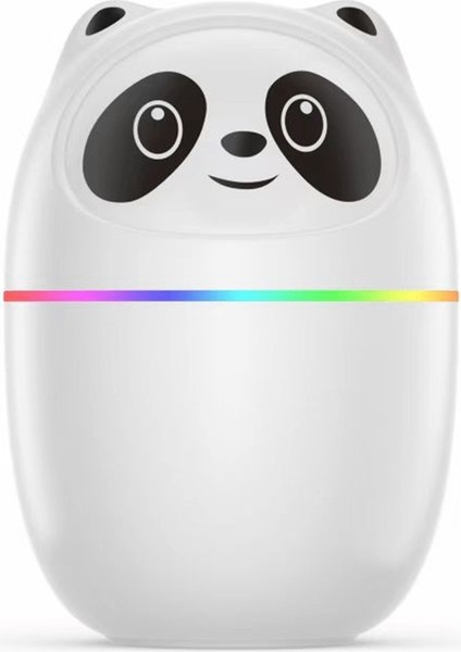 Pandalar Hava Nemlendirici Sevimli 220 ml Uçucu Yağ Difüzörü Renkli Gece Lambası ile USB Sisleyici Mist Maker (Yurt Dışından)