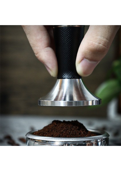 2'si 1 Arada Kahve Sabotajı ve Karıştırıcı, Wdt Aracı Kahve Sabotajı, Espresso Dağıtıcı Kahve Karıştırıcı 5 Iğneli Siyah 53,3 mm (Yurt Dışından)