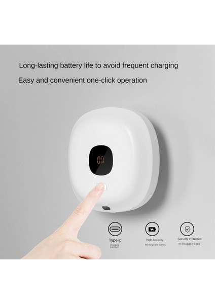 Otomatik Köpük Sabunluk Duvara Monte Hareket Sensörü Fotoselli Köpük Sabunluk Sıvı Sabunluk Beyaz (Yurt Dışından) fırsatları