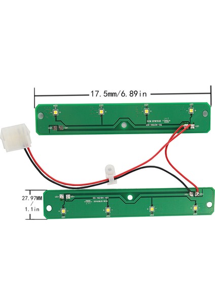 W11043011 AP6047972 PS12070396 Buzdolabı Buzdolabına Uygun LED Işık Kartı (Yalnızca Pcb) (Yurt Dışından) fırsatları
