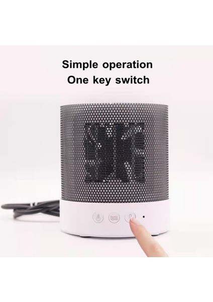 Elektrikli Isıtıcı Ev Küçük Isıtıcılar 3 In1 Isıtma Sabit Sıcaklık Hava Nemlendiriciler Renkli Gece Işıkları Ingiltere Tak (Yurt Dışından) fırsatları