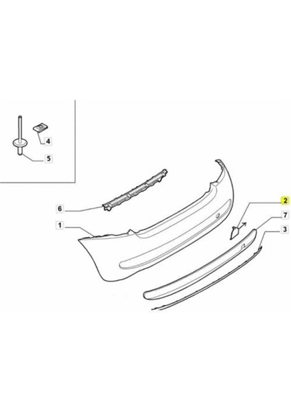735455393 Arka Tampon Çekme Kapağı Römork Kancası Kapağı Çekme Kancası Göz Kapağı 07-12 Için (Yurt Dışından) fırsatları