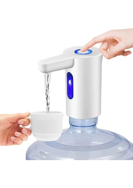 Su Sebili Pompası, Elektrikli Içme Suyu Pompası, 2-5 Galonluk Şişe Için Taşınabilir Otomatik Su Şişesi Pompası (Beyaz) (Yurt Dışından) fiyatları