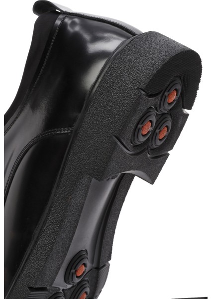 Erkek Siyah Bağcıklı Casual Ayakkabı 24WFD750122