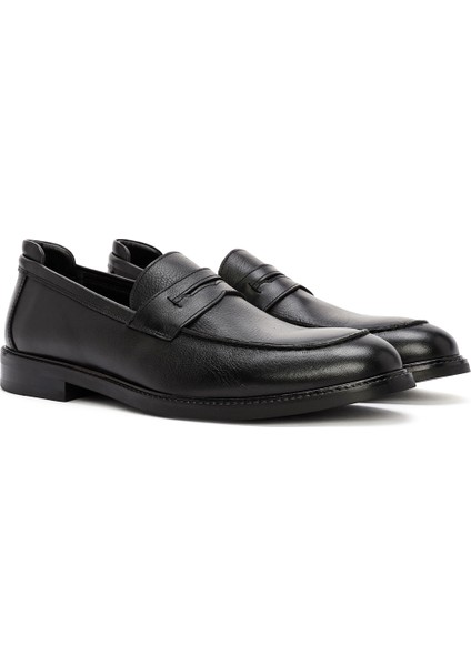 Erkek Siyah Klasik Loafer 24WFD756218