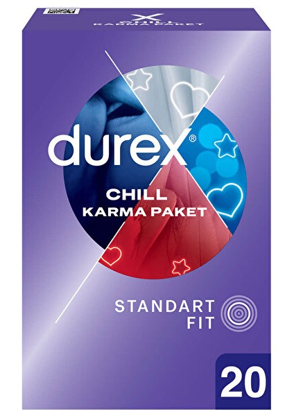 Klasik Kondom 16 Lı Ve Durex Chill Karma Prezervatif 20 Li