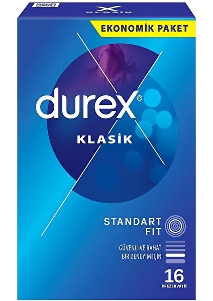 Klasik Kondom 16 Lı Ve Durex Intense Uyarıcı Prezervatif 20 Li